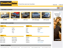 Tablet Screenshot of classified-autos.com